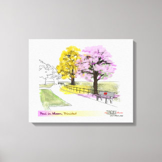 Poui in Bloom Canvas Afdruk