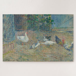Poulailler à la maison rouge, Pontoise van Pissarr Legpuzzel