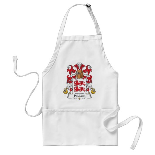 Poulain Family Crest Standaard Schort (Voorkant)