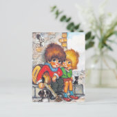 Poulbots musiciens briefkaart (Staand voorkant)