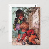 Poulbots pétanque briefkaart (Voorkant / Achterkant)