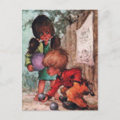 Poulbots pétanque briefkaart (Voorkant)