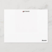 POULE BRIEFKAART (Achterkant)