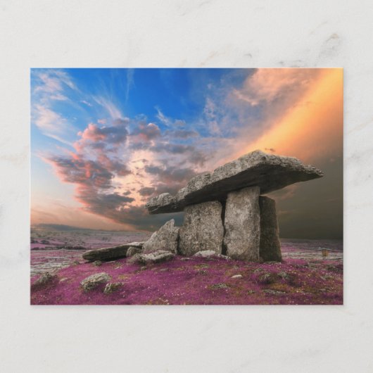 Poulnabrone dolmen, County Clare, Ierland Briefkaart (Voorkant)