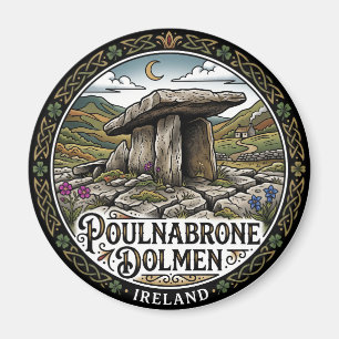 Poulnabrone Dolmen Ierland Magneet