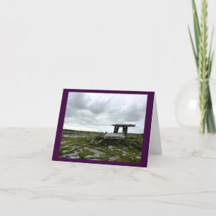Poulnabrone Dolmen (Ierland) Notecard Kaart