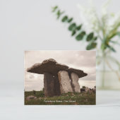Poulnabrone Dolmen Portal Tomb Ireland Briefkaart (Staand voorkant)