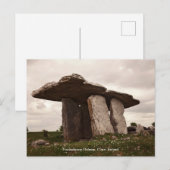Poulnabrone Dolmen Portal Tomb Ireland Briefkaart (Voorkant / Achterkant)