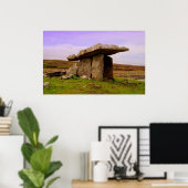 Poulnabrone Dolmen Poster (Thuiskantoor)