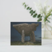 Poulnabrone Dolmen 's nachts Briefkaart (Staand voorkant)
