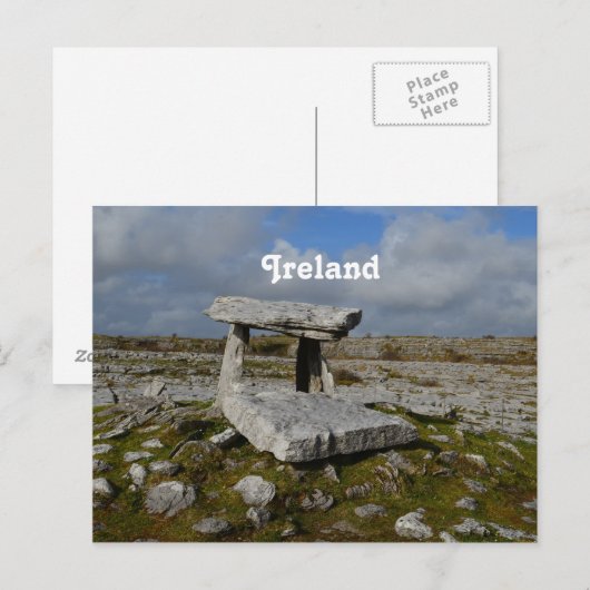 Poulnabrone Tomb Briefkaart (Voorkant / Achterkant)