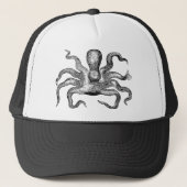  Poulpe Octopus - Sjabloon van inktvis Trucker Pet (Voorkant)