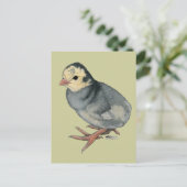 Poult Blue Slate Briefkaart (Staand voorkant)