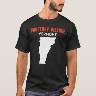 Poultney, dorp Vermont Verenigde Staten T-shirt