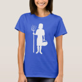 Poultry Farmer Silhouette T-shirt (Voorkant)