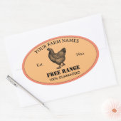 Poultry Farming Custom Kip Label Sticker (Envelop)