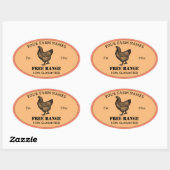 Poultry Farming Custom Kip Label Sticker (Vel)