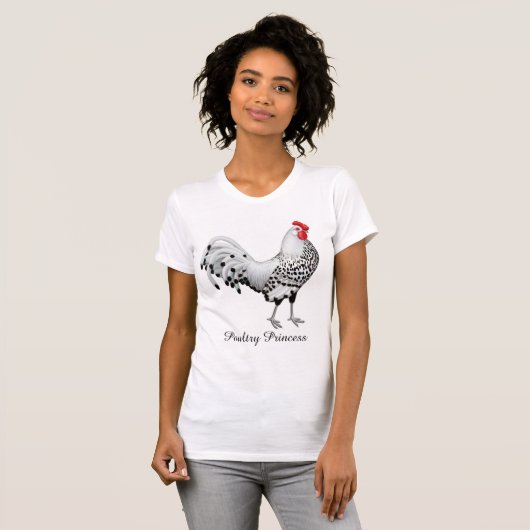 Poultry Princess Chicken Damt Shirt (Voorkant volledig)