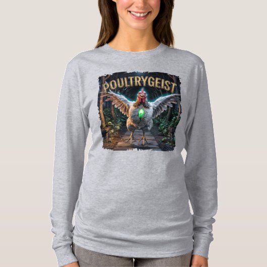 Poultrygeist Fotografisch Combo Wezen Grappig T-shirt (Voorkant)