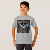 Poultrygeist Fotografisch – Pluimvee Poltergeist T-shirt (Voorkant volledig)