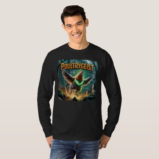 Poultrygeist illustratie Combo Creature Grappig T-shirt (Voorkant volledig)