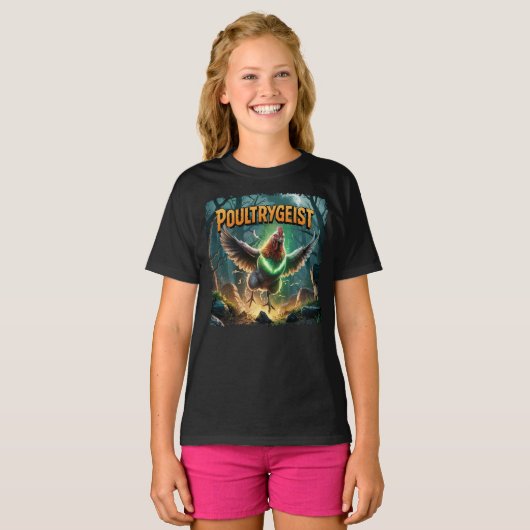 Poultrygeist illustratie Combo Creature Grappig T-shirt (Voorkant volledig)