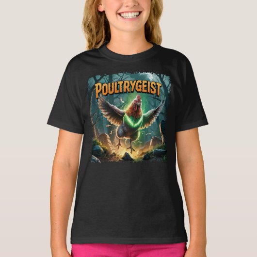 Poultrygeist illustratie Combo Creature Grappig T-shirt (Voorkant)