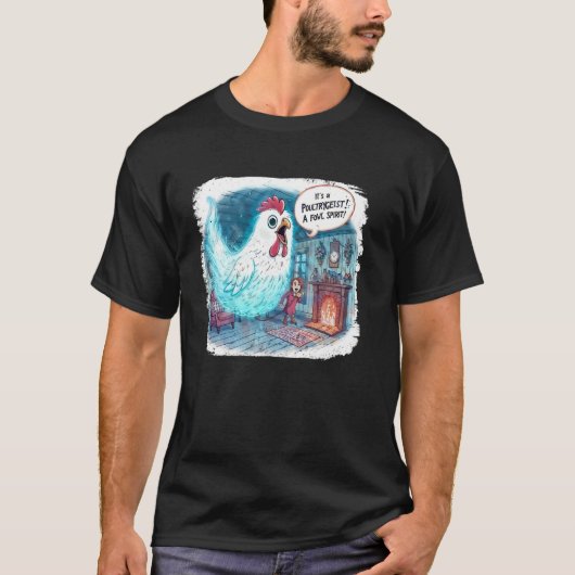 Poultrygeist Kip Geest Grappige Geest Kip Grappenm T-shirt (Voorkant)