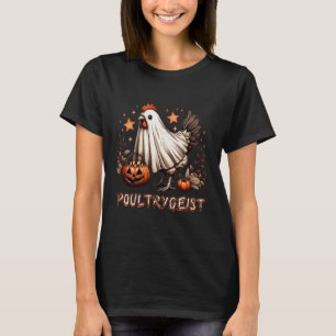 Poultrygeist Kip Geest Pompoen Kostuum Halloween T-shirt