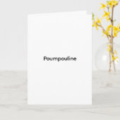 Poumpouline kaart (Gele Bloem)