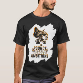 Pounce Fierce Collectie – Motivatie voor Kattenlie T-shirt