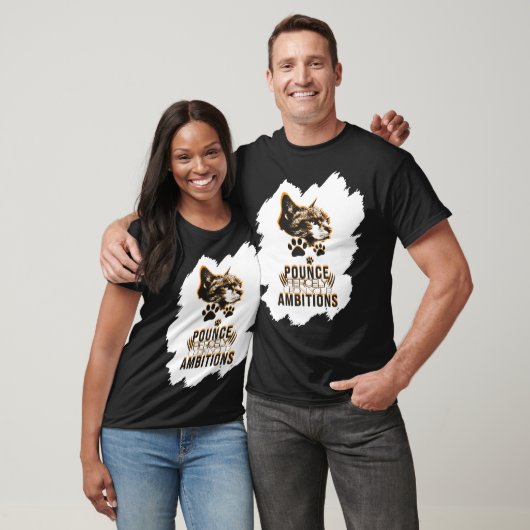 Pounce Fierce Collection – Motivation for Cat Love T-shirt (Unisex)