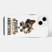 Pounce Fierce Collection–Motivation for Cat Lovers iPhone Hoesje (Achterkant horizontaal)