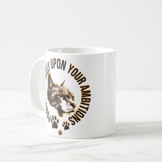 Pounce Fierce Collection–Motivation for Cat Lovers Koffiemok (Voorkant links)
