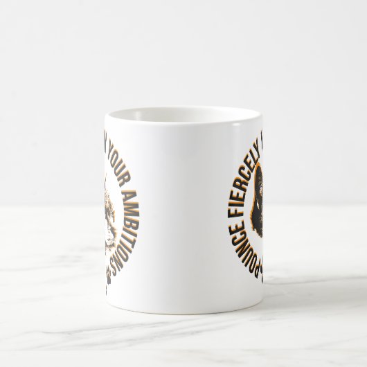 Pounce Fierce Collection–Motivation for Cat Lovers Koffiemok (Center)