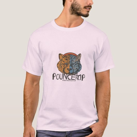 Pounce in partnerschap t-shirt (Voorkant)