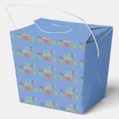 "Pounce in Playfulness.Favor Box Bedankdoosjes (Achterkant)