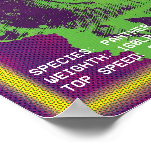 "POUNCE"-Poster Poster (Hoek)