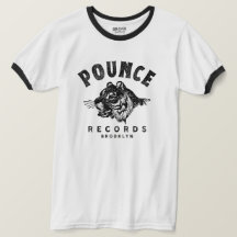 Pounce Records Brooklyn Ringer T-shirt