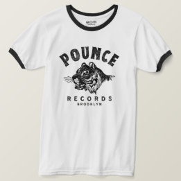Pounce Records Brooklyn Ringer T-shirt