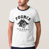 Pounce Records Brooklyn Ringer T-shirt (Voorkant)