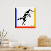 Pouncing Coyote Poster (Keuken)