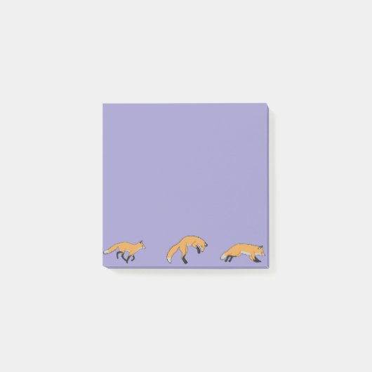 Pouncing Fox Post-it® Notes (Voorkant)