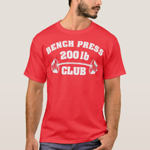 Pound Bench Press Club Gym Weightlift P T-shirt