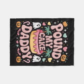 Pound My Cake Daddy - Schattigee spookachtige Hall Fleece Deken (Voorkant (Horizontaal))