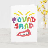 Pound Sand Kaart (Gele Bloem)