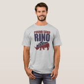 Pound Sand Rino, politiek Shirt, Maga T-shirt (Voorkant volledig)