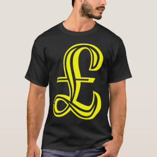 Pound-teken - Geel T-shirt