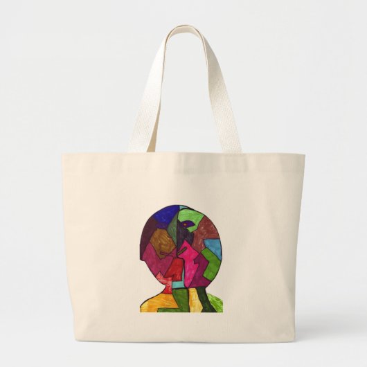 Pound-Tristan F Grote Tote Bag (Voorkant)