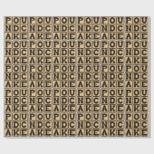 Poundcake, type rok cadeaupapier (Vlak)
